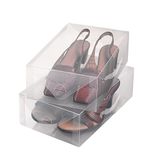 Ordinett Set van 2 schoenhouders M Top Class, polypropyleen, wit, medium