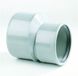 DYKA Verloopstuk 1x spie 1x manchet PVC grijs keurmerk BRL52100/BRL52200 125 x 110mm