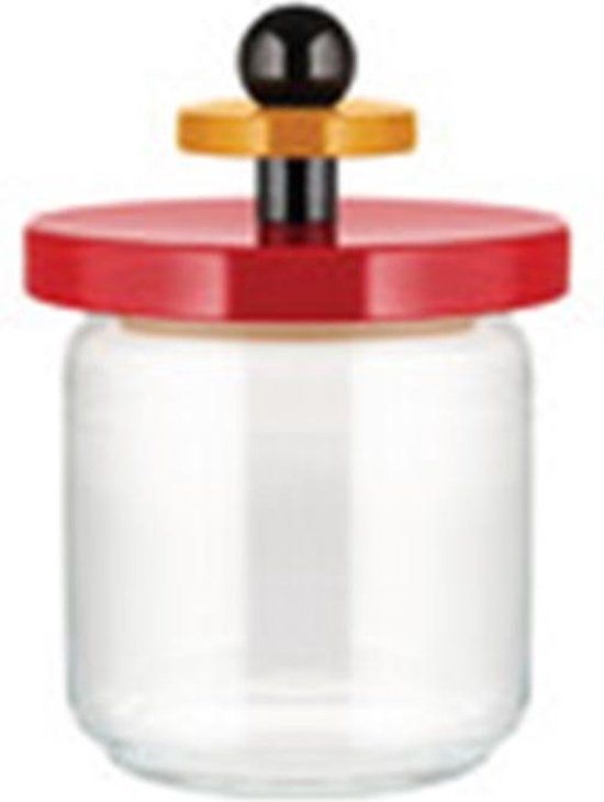 Alessi Twergi Voorraadpot - 75cl - Rood / Zwart / Geel
