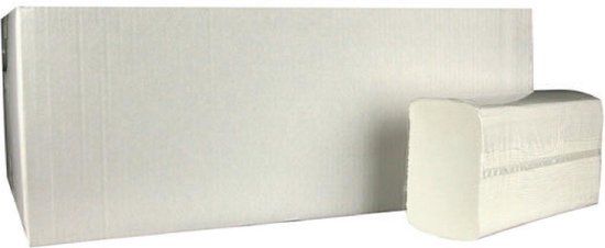 Merkloos Papieren handdoek - interfold - 2-laags - 150 vel - pak van 25 stuks