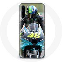 Maniacase Hoesje voor Huawei P30 Pro Valentino Rossi Motorfiets Racing Driver 46