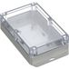 TRU COMPONENTS 6U07211406639 TC-13865340 Boîtier industriel 243,5 x 141,5 x 60,1 Polycarbonate Gris clair, Transparent 1 pièce(s)