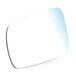 Alkar 6451500 groot model buiten verwarmd plat spiegelglas met houder 17 x 9,5 mm/diameter 85 mm - blauw