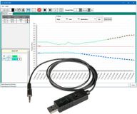 Extech 407001-PRO: Software voor gegevensverwerving en USB-kabel