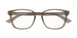 Alexander McQueen AM0462O Lunettes carrées marron pour homme 53mm