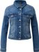 s.Oliver QS Veste d'intérieur Femme Bleu Coton/Élasthanne Regular Fit XXL