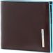 Piquadro Men's Wallet Whit Removable Document Facility RFID Mogano Bruine Blauw