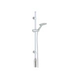 Douchestang met ledverlichting, ABS, 94 cm, verchroomd