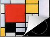 Merkloos KitchenYeah® Inductie beschermer 59x51 cm - Kunst - Mondriaan - Oude meesters