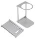 OEM Opvouwbaar koffiestation voor espressomachine en handfilter, aluminium, zilver