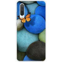 Xiaomi Mi 9 Lite Blue Pebble Butterfly Siliconen hoesje