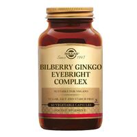 Solgar Bilberry Ginkgo Eyebright Complex - 60 capsules