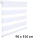 OEM Rolgordijn met kettingbediening, lichtdoorlatend en verduisterend, 90x150 cm, wit