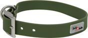 JACK AND VANILLA, Comfortabele halsband en veiligheid voor dieren, verstelbaar, weerbestendig, felgroen, ideaal voor wandelingen, maat M, sportmodel