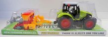Tracteur avec machine agricole (jouet, véhicule)