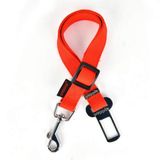 PUPAAR PATA-SL1717-RD-M Simple Dog Seatbelt Lead Rood M hondenriem auto