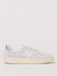 New Balance Classic Low-Profile Court Sneakers with Suede and Textile Upper for Women, Size 41.5, Beige