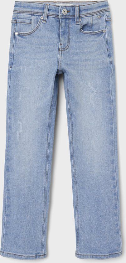 NAME IT NKMRYAN Straight Fit Jeans - Boys - Light Blue Denim - Size 146