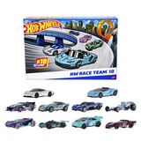 Hot Wheels HTG07 10-pack speelgoedvoertuigen, Meerkleurig, Metaal, 1:64 Schaal