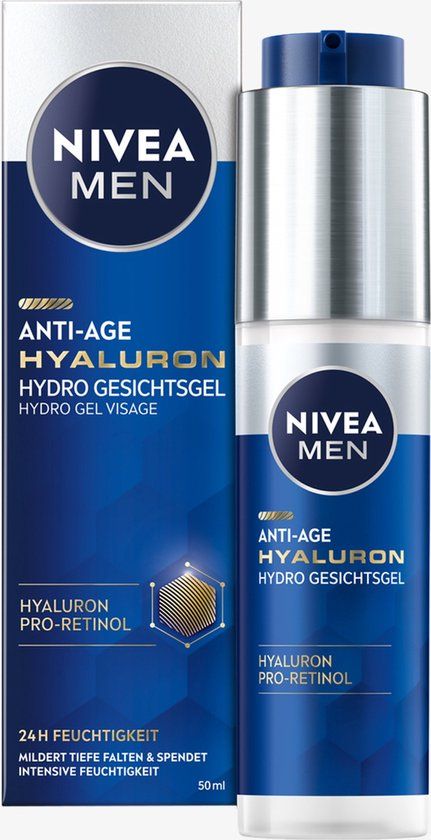 Nivea Men Anti-Age HyaluronHydro Face Gel - 50ml