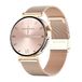 Knauermann PRO 3 Mini (2024) Gold - Gezondheidshorloge Smartwatch met telefoonfunctie - ECG + HRV en SOS-functie - AMOLED-display - BT Bluetooth - slaapapneu - Milanese band goud