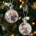YourSurprise Boules de Noël personnalisées avec photo - 2 pièces - Transparent