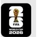 Badge enfant Coupe du Monde 2026 Fond noir écriture blanche
