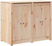 vidaXL Buitenkeukenkast MEPPEL Natuurlijk Douglas 106 x 55 x 92 cm