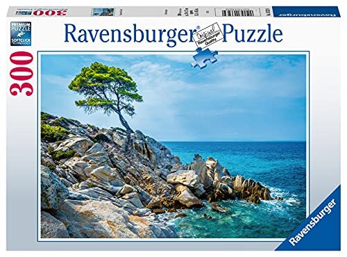 Ravensburger Puzzel 13323 - Aegean Sea Coast - 300 stukjes puzzel voor volwassenen en kinderen vanaf 14 jaar [exclusief bij Amazon]