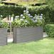 Maison Exclusive - Lit de jardin surélevé Acier galvanisé 152x40x68 cm gris