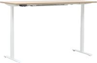 Povag Zit Sta Bureau Elektrisch Verstelbaar - Geheugenfunctie - 160x80 cm - Wit/eiken