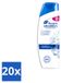 Head & Shoulders 20 x Classic Clean Shampoo, 200 ml - Pack économique - 20 Pièces