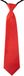 Merkloos / Sans marque Carnaval verkleed stropdas - rood - volwassenen - 40 cm - met elastiekje om vast te maken