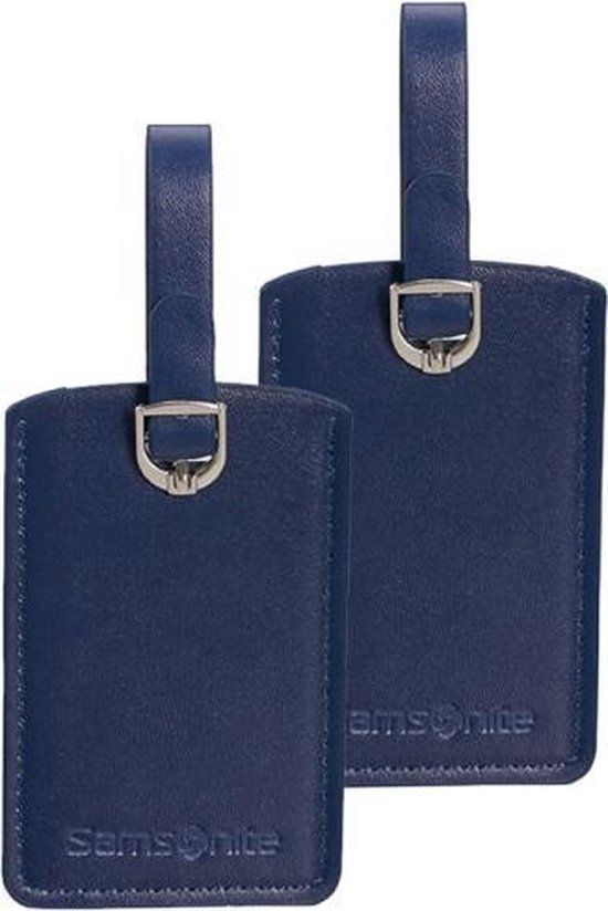 Samsonite Bagagelabel - Global Ta Rectangle Luggage Tag X2 Midnight blue