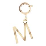 Draeger Paris Initialen Charms, 2x1,5cm, Roestvrij staal, Geen edelsteen