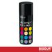 BIODUR Acrylverf - Gitzwart RAL 9005 – 400 ML – Spuitbus Mat Lak – UV en Weerbestendig - Sneldrogende Spuitverf - Voor Binnen en Buiten