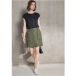 Jupe en lin au look cargo