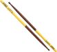 Zildjian Artist Series Hickory Drumsticks - Trilok Gurtu - Wood Tip - Walnoot Stain - Yellow Dip Natural