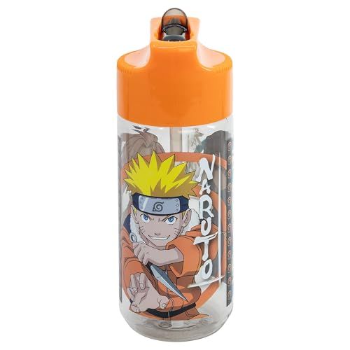 STOR Naruto Waterfles 430ml Ecozen - Kinderen Lekvrij BPA-Vrij voor School Sport Uitstapjes Herbruikbaar