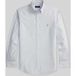 Polo Ralph Lauren Herren Custom Fit gestreiftes Oxford-Hemd weiß, marineblau