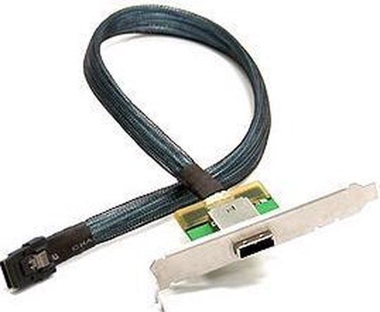 Super Micro Computer Supermicro CBL-0167L-LP - SAS intern naar extern kabel