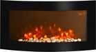 Markenlos Bol Elektrische Open Haard – Wandmontage - 1000W/200W met Afstandsbediening en Instelbare Vlammen - 89,2 x 13,5 x 48cm