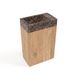 Saniclass Holz Pure Toiletmeubelset - 40x60.5cm - 1 deur - fontein dark emporador - kraangat rechts - eiken natural