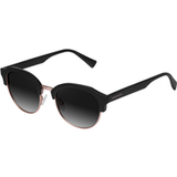 Hawkers Lunettes de Soleil Caoutchouc Noir - Dark Classic Rounded
