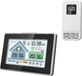 Merkloos Draadloze weerstationthermometer voor binnen en buiten, met kleurendisplay, digitale thermometer, barometer, kalender, werkt op batterijen en heeft een instelbare achtergrondverlichting.