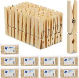 Merkloos Relaxdays 1000 x wasknijpers hout