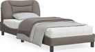 Maison Exclusive - Sommier sans matelas « Hvar » Taupe 90 x 190 cm en tissu