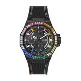 GUESS Energy GW0701G1 Herenhorloge - Zwart