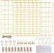 Unyqoos Metalen Fotowand Decoratie Set - Goud, Metaal, 2 Stuks
