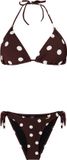 Protest PRTOlea Triangel bikini set Dames Cocoa brown Gestipt